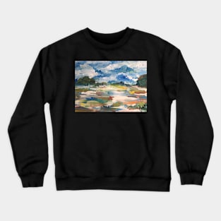 Impressionist landscape Crewneck Sweatshirt